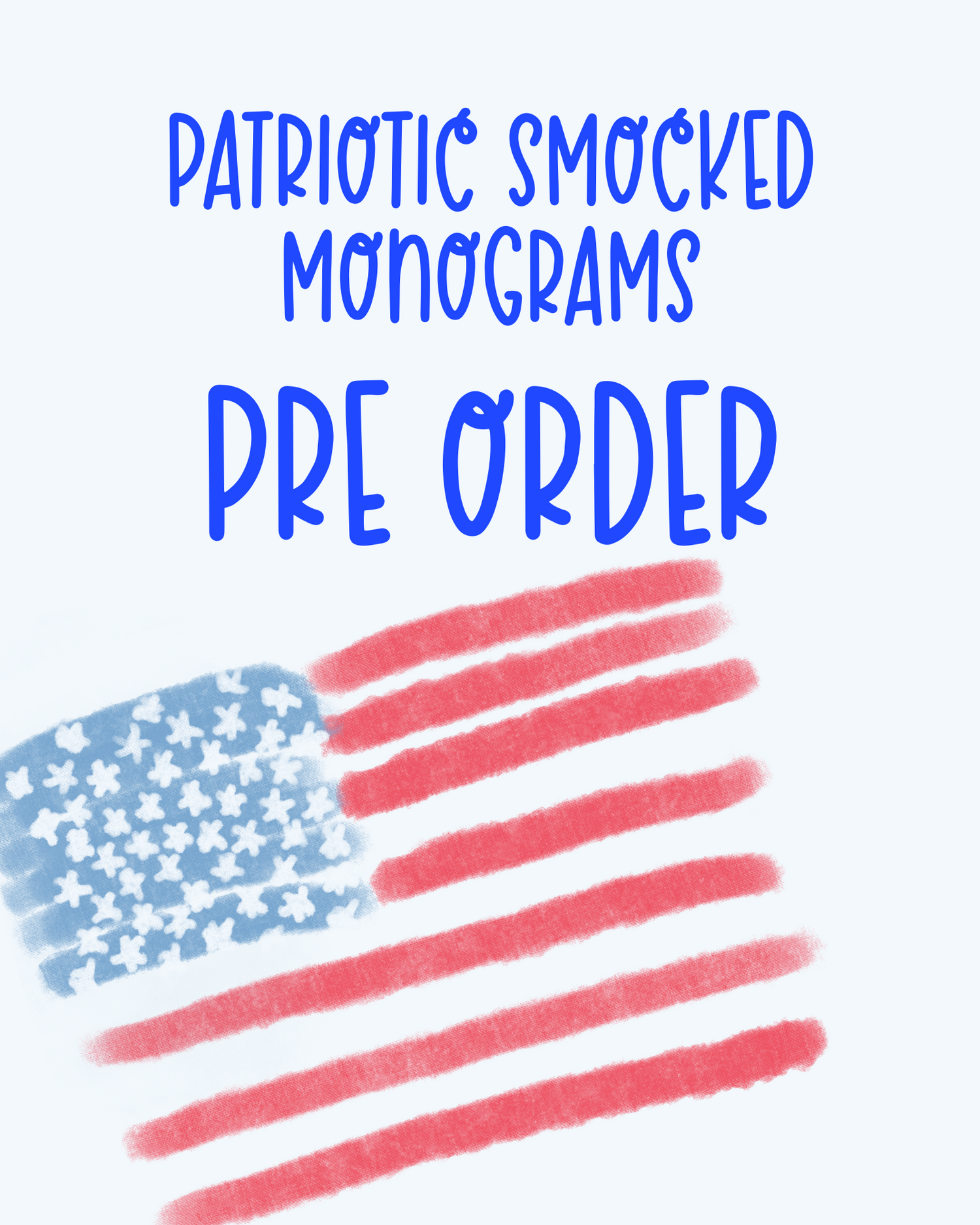Patriotic Name Smocks